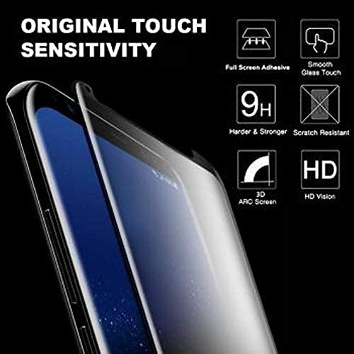 CASEEX Tempered Glass Design for Samsung Galaxy S24 Advanced Border Less Full Edge to Edge 3D Curved UV Screen Protector and Easy Installation Kit
