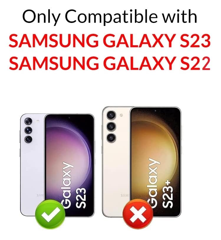 CASEEX Hd Curved Edges Tempered Glass For Samsung Galaxy S22 / S23 5G With Edge To Edge Coverage And Easy Installation Kit