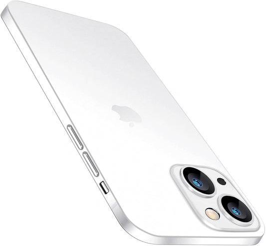 Caseex Ultra Thin Translucent Paper Silicone Back Cover Compatible With Apple iPhone 15 (6.1")