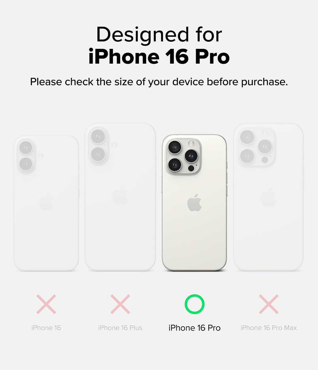 CASEEX Magnetic Translucent Case Compatible with Apple iPhone 16 Pro