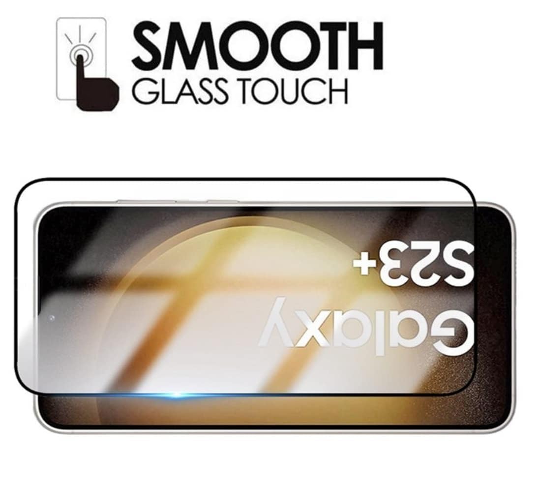 Caseex Tempered Glass Screen Guard Protector for Samsung Galaxy S23 Plus / S22 Plus (Edge to Edge Coverage) (with Easy Installation Kit)