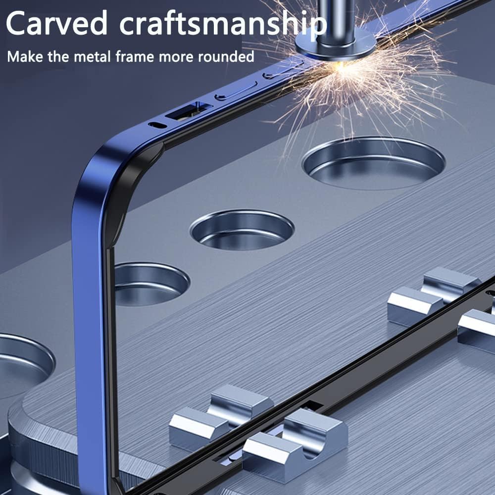 Caseex Aluminum Frame Metal Bumper Frame Slim Hard Case Cover for iPhone 15 Pro Max