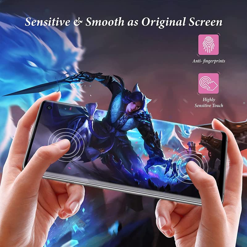 CASEEX Hd Curved Edges Tempered Glass For Samsung Galaxy S23 / S22 5G With Edge To Edge Coverage And Easy Installation Kit