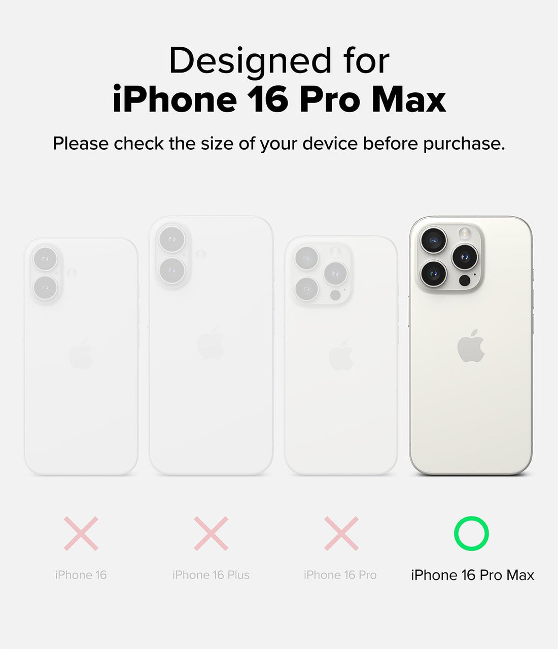 CASEEX Magnetic Translucent Case Compatible with Apple iPhone 16 Pro Max