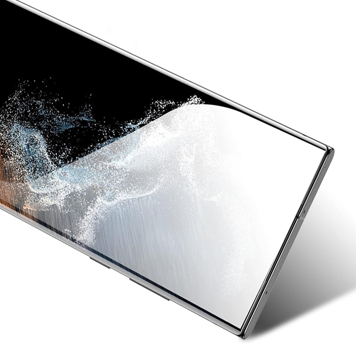 CASEEX UV Curved Tempered Glass for Samsung Galaxy S23 Ultra 5G | with 3D Curved Full Screen Coverage and Installation Kit