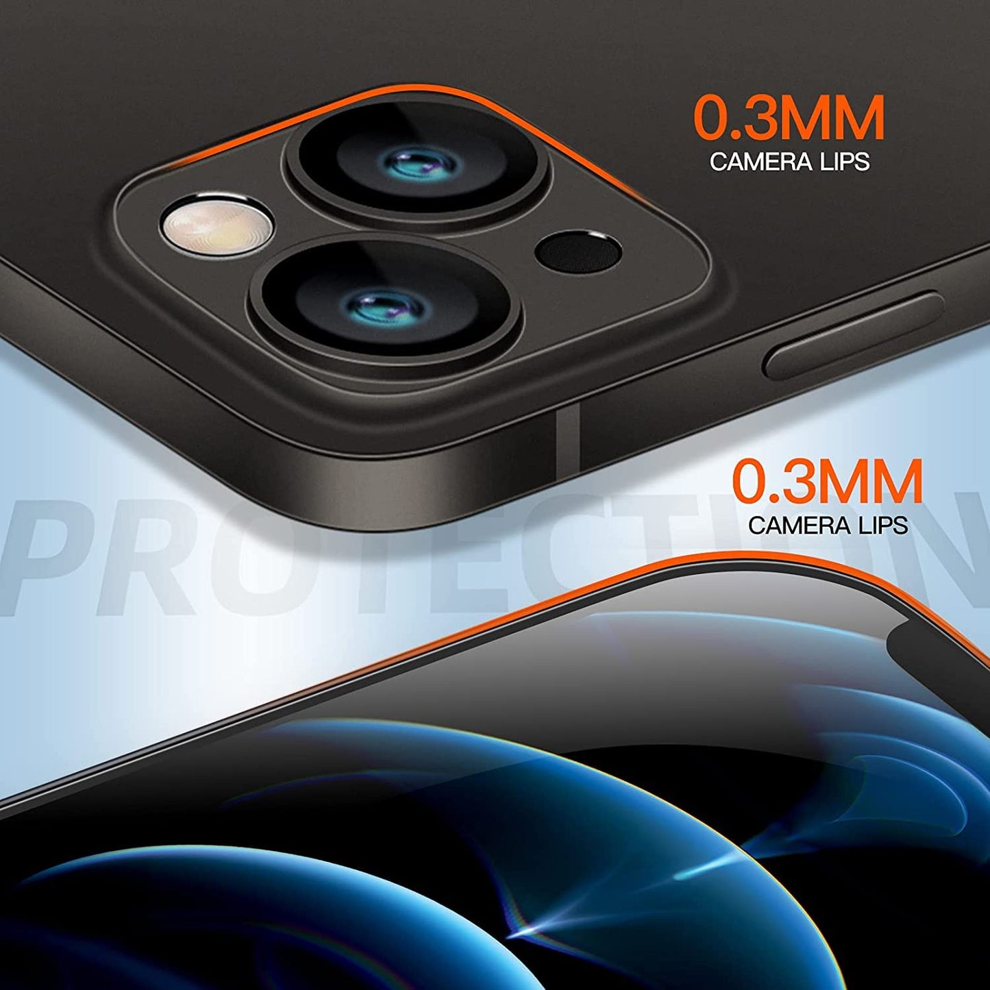 Caseex Ultra Thin Translucent Paper Silicone Back Cover Compatible With Apple iPhone 15 (6.1")