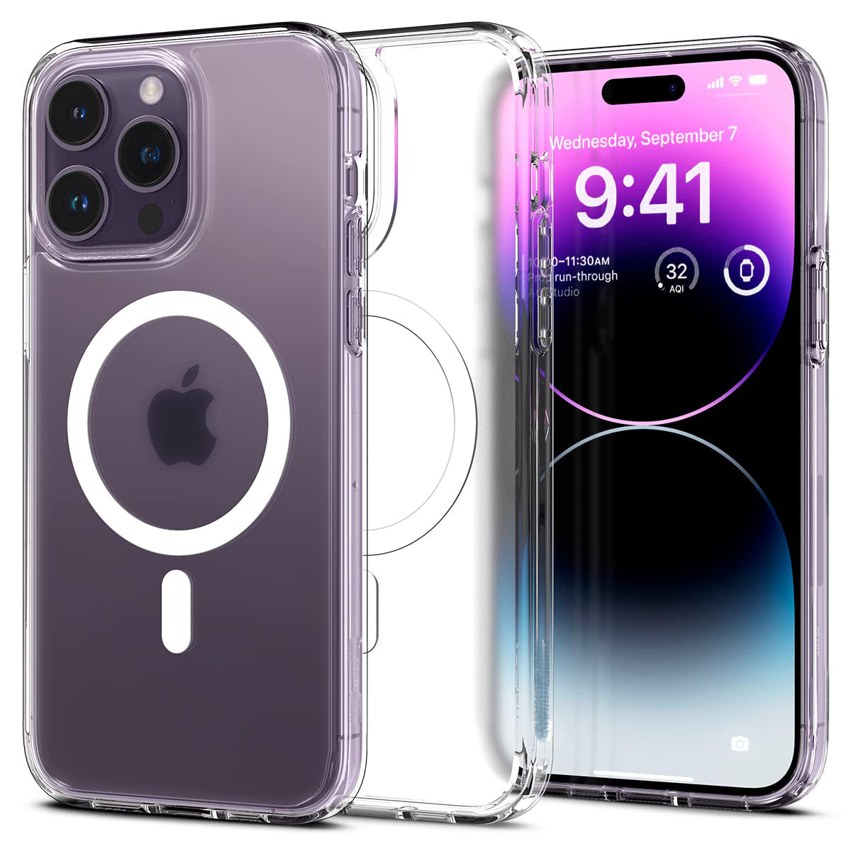Caseex Translucent Hard TP MagSafe Compatible Back Cover for APPLE iPhone 14 Pro (6.1")