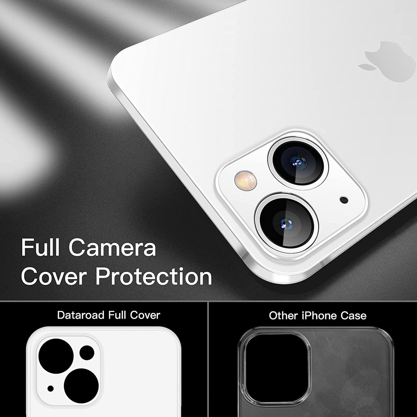 Caseex Ultra Thin Translucent Paper Silicone Back Cover Compatible With Apple iPhone 15 (6.1")