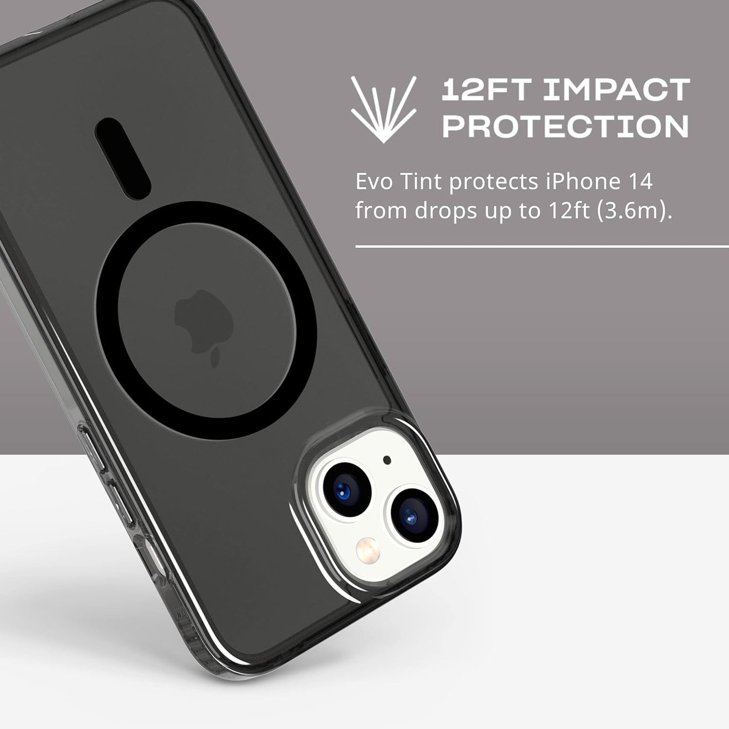 Caseex Translucent Hard TP MagSafe Compatible Back Cover for APPLE iPhone 14 & iPhone 13 (6.1")