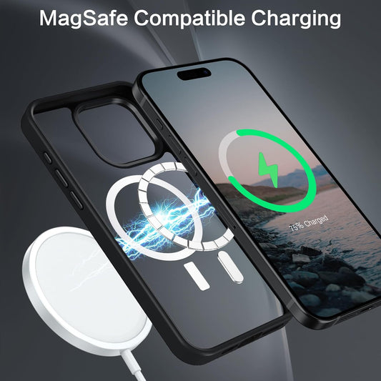 CASEEX Magnetic Translucent Case Compatible with Apple iPhone 16 Pro