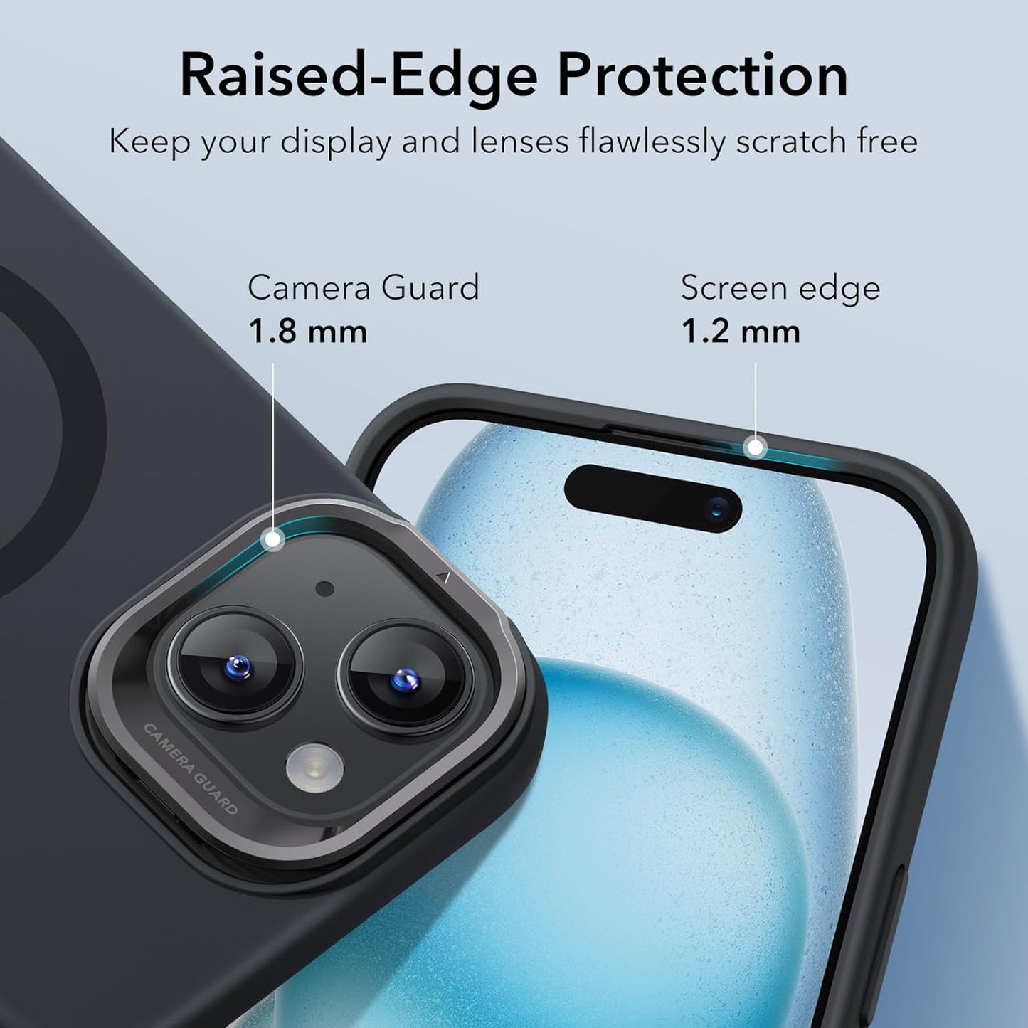 Caseex Kickstand Magsafe Translucent Back Cover for Apple iPhone 14 / iPhone 13