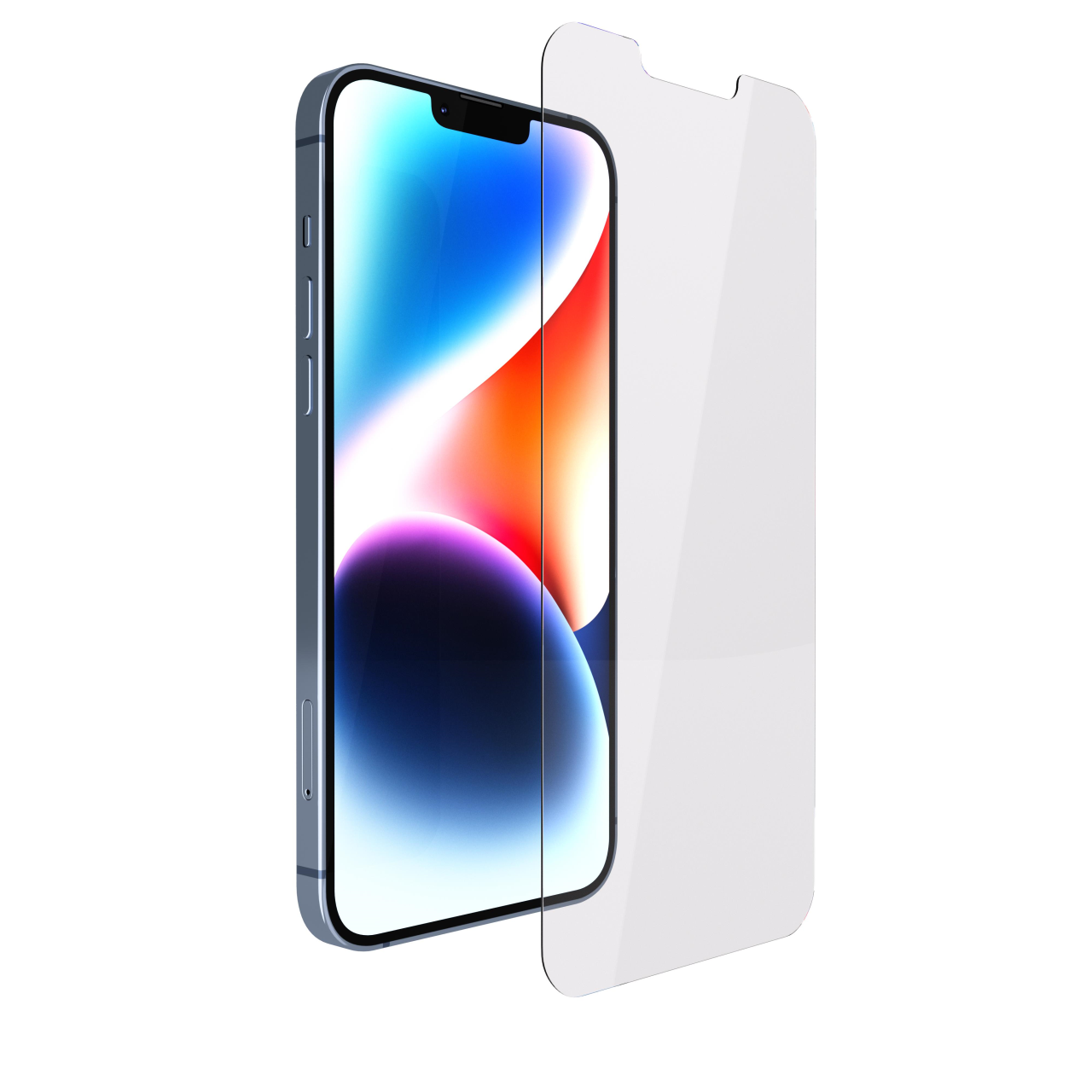 CASEEX Apple iPhone 14 Pro - Sheath Screen Protector with Applicator Tray, 14 Pro (6.1") Crystal Clear Tempered Glass