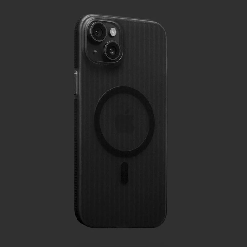 Caseex Corrugated Matte Finished Translucent Slim Fit Back Case for Apple iPhone