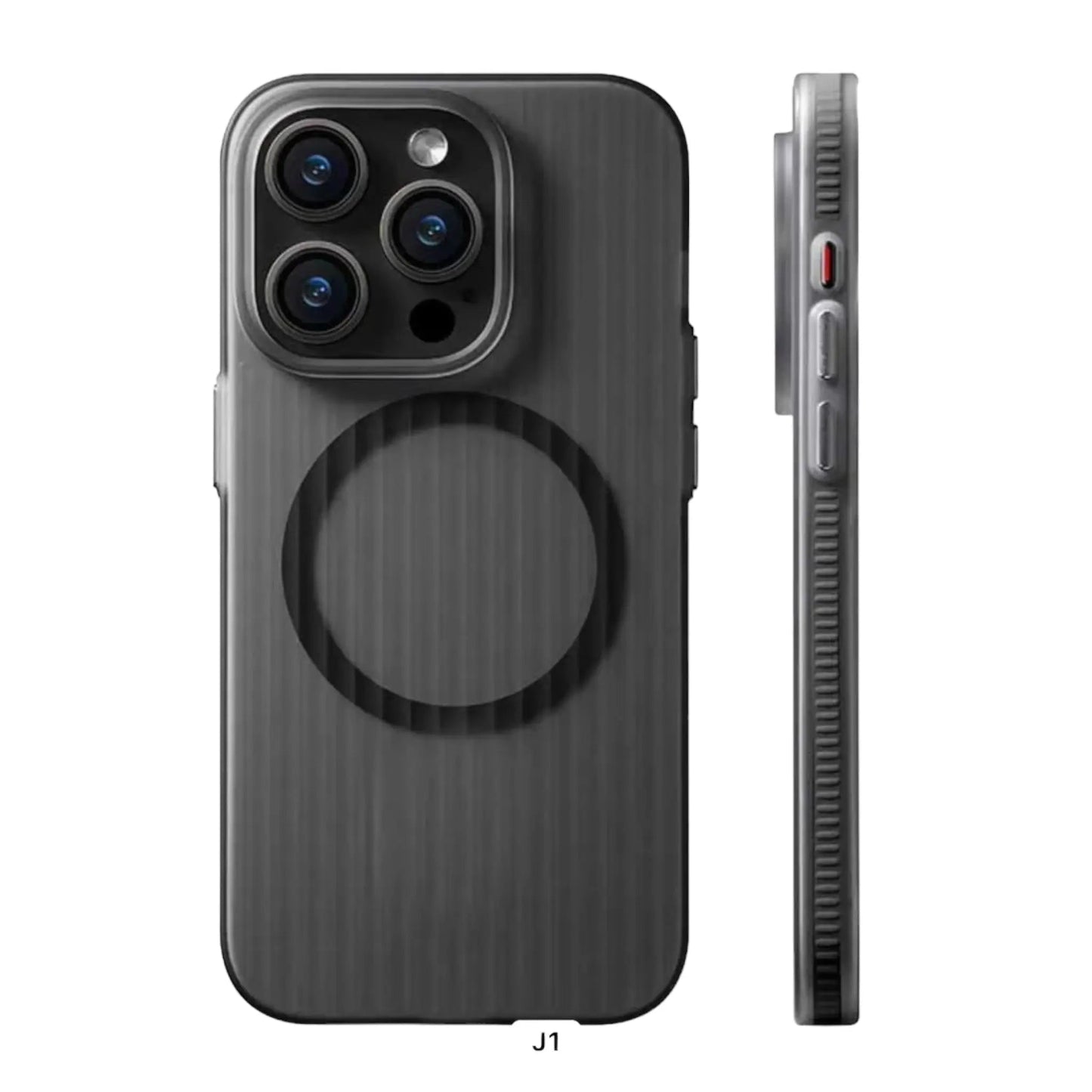 Caseex Corrugated Matte Finished Translucent Slim Fit Back Case for Apple iPhone