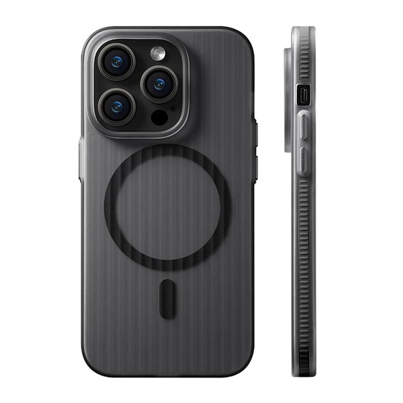 Caseex Corrugated Matte Finished Translucent Slim Fit Back Case for Apple iPhone