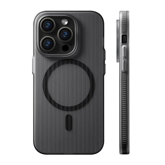 Caseex Corrugated Matte Finished Translucent Slim Fit Back Case for Apple iPhone