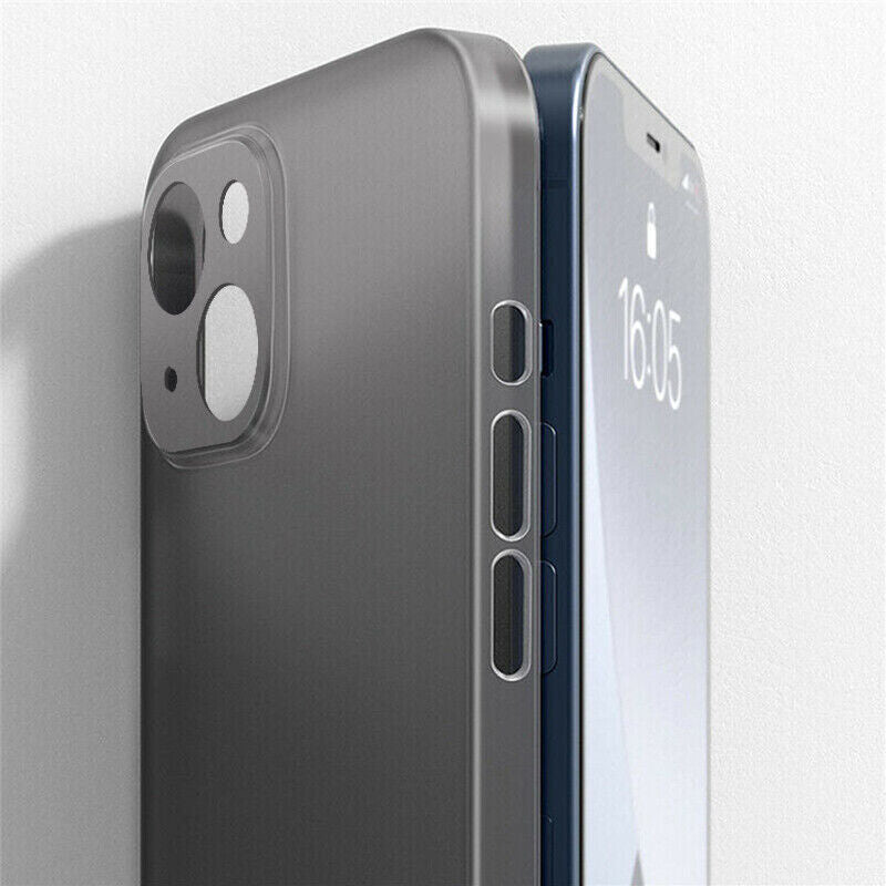 Caseex Ultra Thin Translucent Paper Silicone Back Cover Compatible With Apple iPhone 15 (6.1")