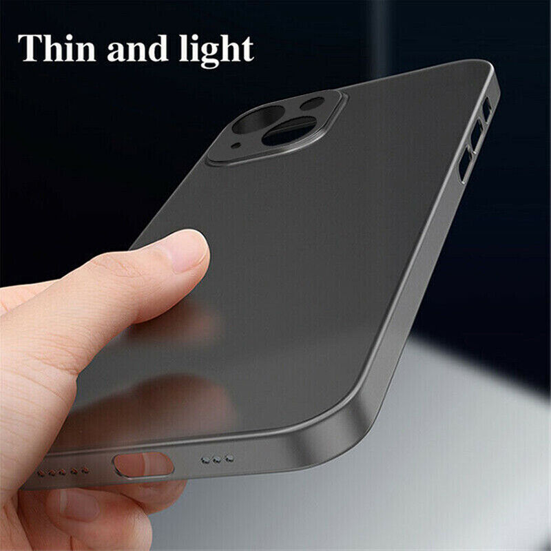 Caseex Ultra Thin Translucent Paper Silicone Back Cover Compatible With Apple iPhone 15 (6.1")