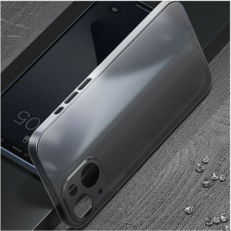 Caseex Ultra Thin Translucent Paper Silicone Back Cover Compatible With Apple iPhone 15 (6.1")