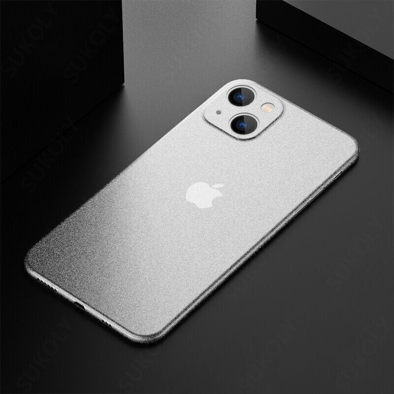 Caseex Ultra Thin Translucent Paper Silicone Back Cover Compatible With Apple iPhone 15 (6.1")