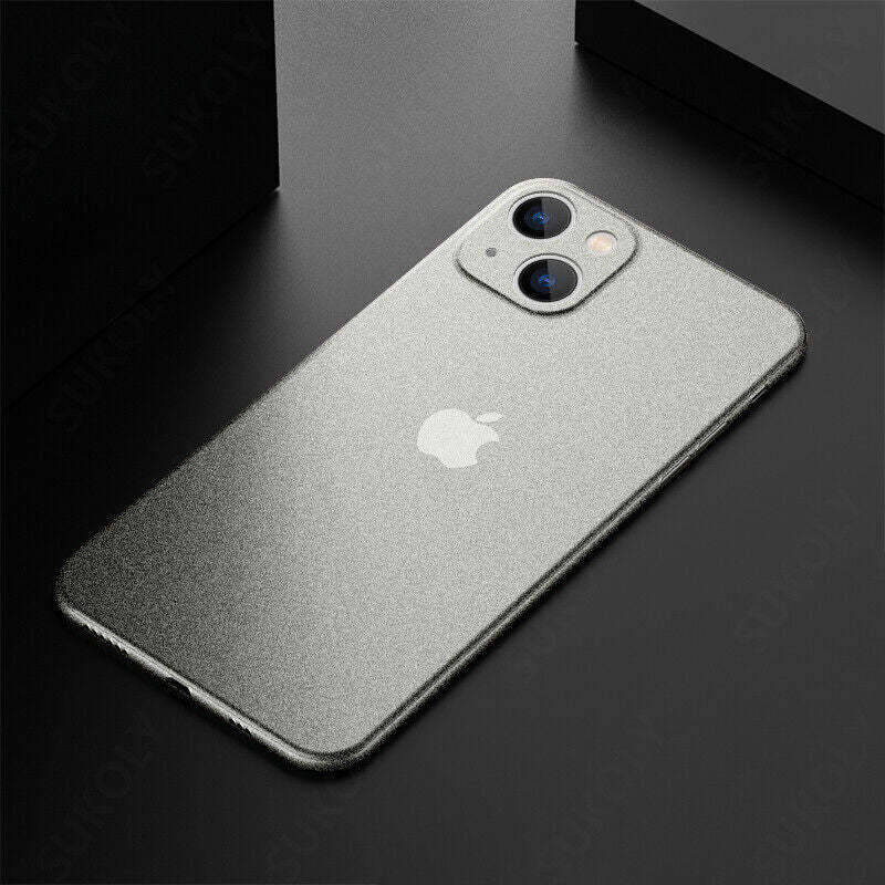 Caseex Ultra Thin Translucent Paper Silicone Back Cover Compatible With Apple iPhone 15 (6.1")
