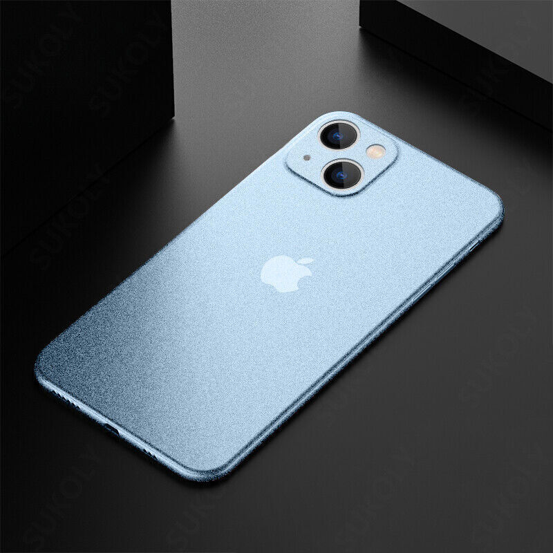 Caseex Ultra Thin Translucent Paper Silicone Back Cover Compatible With Apple iPhone 15 (6.1")