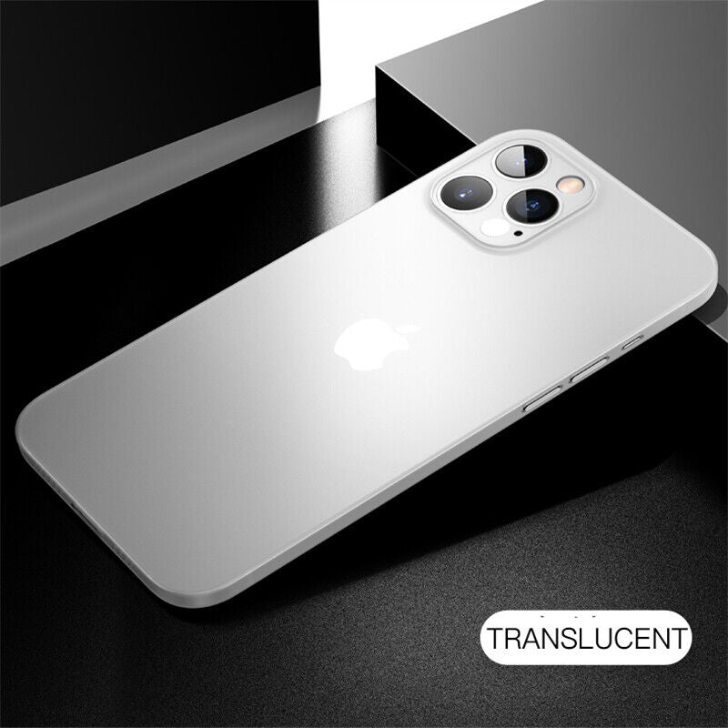 Caseex Ultra Thin Translucent Paper Silicone Back Cover Compatible With Apple iPhone 14 Pro Max