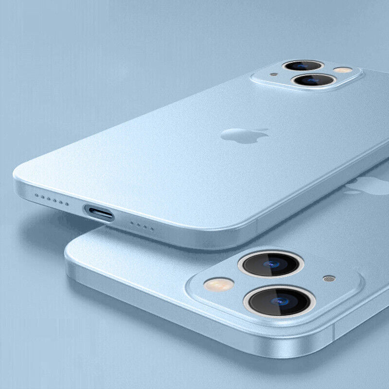 Caseex Ultra Thin Translucent Paper Silicone Back Cover Compatible With Apple iPhone 15 (6.1")