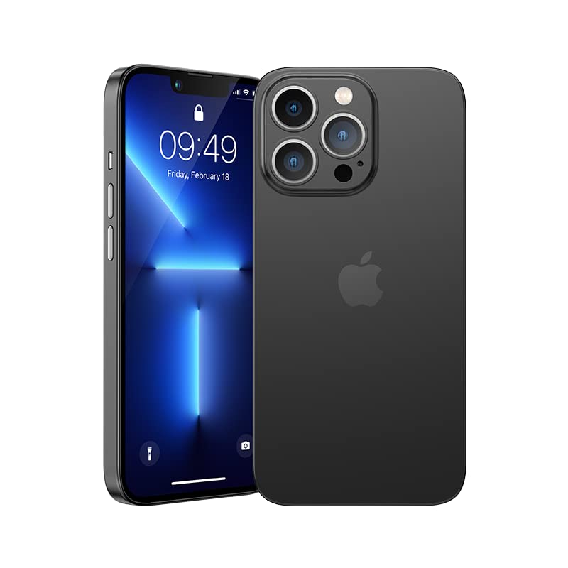 Caseex Ultra Thin Translucent Paper Silicone Back Cover Compatible With Apple iPhone 14 Pro
