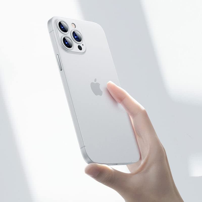 Caseex Ultra Thin Translucent Paper Silicone Back Cover Compatible With Apple iPhone 14 Pro