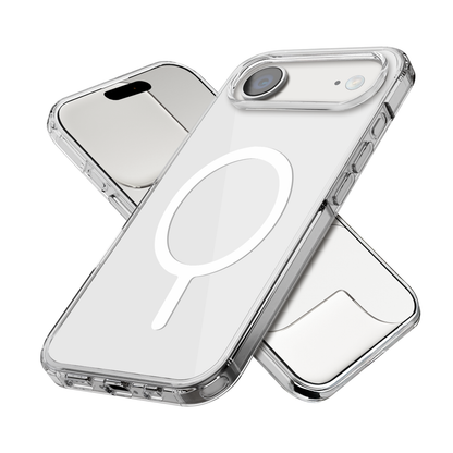 CASEEX Ultra Hybrid Magnetic Clear Case For Apple iPhone [Anti-Yellowing] [Compatible with MagSafe]