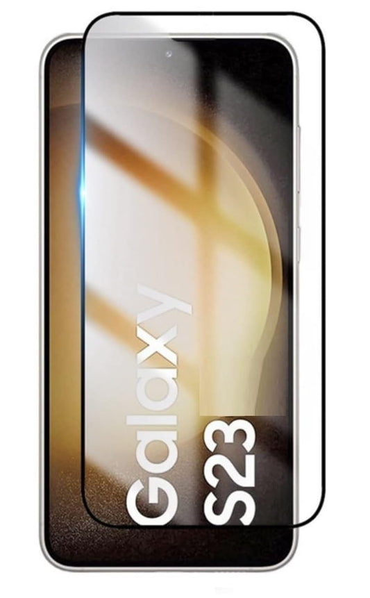 CASEEX Hd Curved Edges Tempered Glass For Samsung Galaxy S23 / S22 5G With Edge To Edge Coverage And Easy Installation Kit
