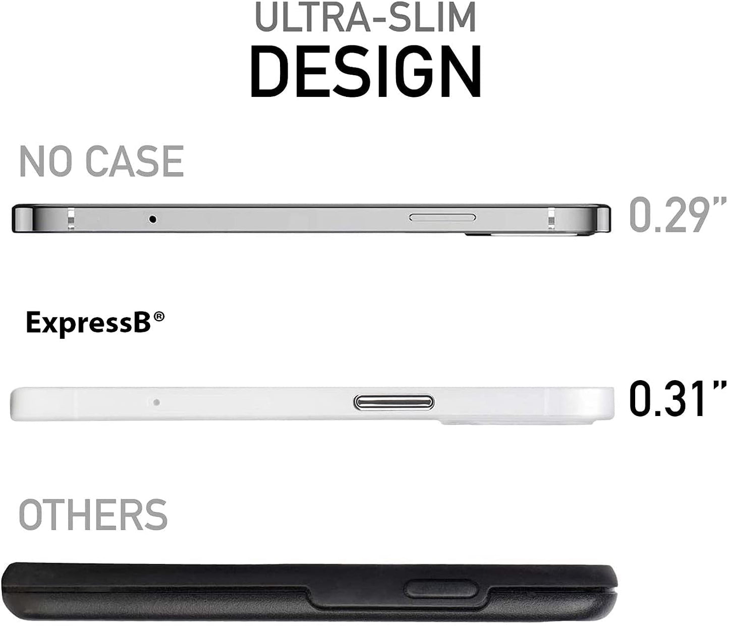 Caseex Ultra Thin Translucent Paper Silicone Back Cover Compatible With Apple iPhone 14 Pro