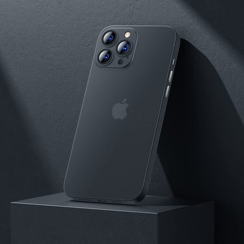 Caseex Ultra Thin Translucent Paper Silicone Back Cover Compatible With Apple iPhone 14 Pro