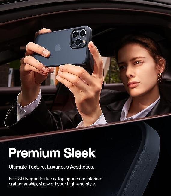 Caseex Matte Case for iPhone 15 Pro 6.1-Inch, Shockproof Military Grade Drop Protection, Frosted Translucent Back Phone Cover, Anti-Fingerprint (Black)