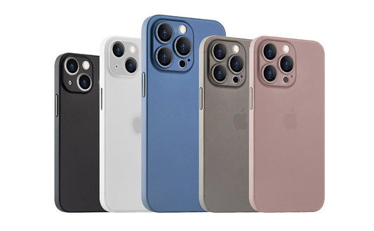 Caseex Ultra Thin Translucent Paper Silicone Back Cover Compatible With Apple iPhone 15 Pro Max