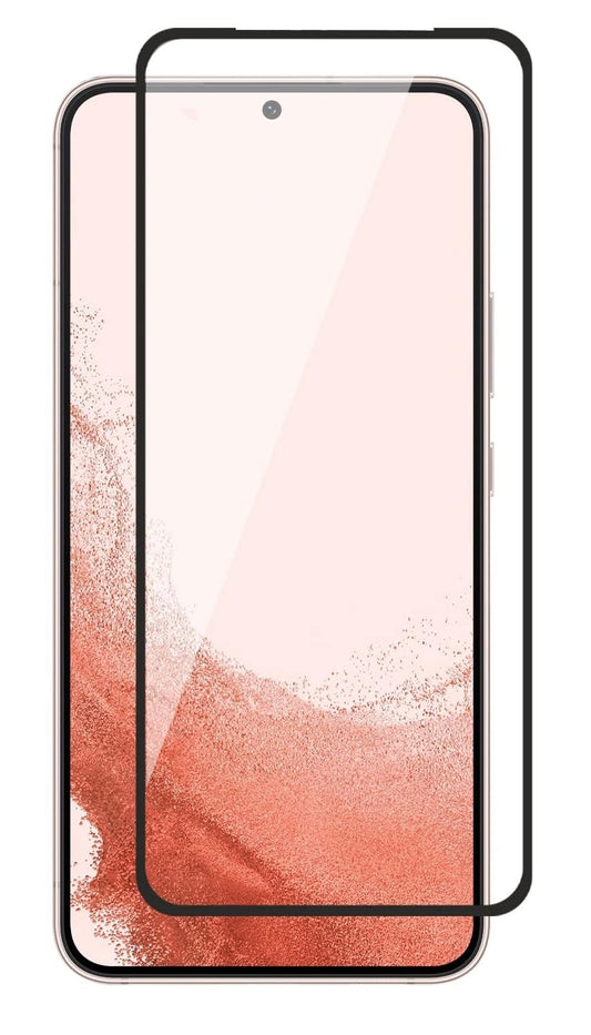 Caseex Tempered Glass Screen Guard Protector for Samsung Galaxy S23 Plus / S22 Plus (Edge to Edge Coverage) (with Easy Installation Kit) (Scratch Proof, Durable)
