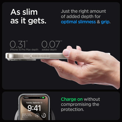 CASEEX Magnetic Back Case for Apple iPhone 14 / iPhone 13, [12 FT Shockproof Compatible with Magsafe], Anti-Yellow Hard TP Crystal Clear Back Cover (Apple iPhone 14 / iPhone 13 6.1")