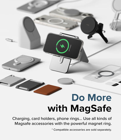 CASEEX Ultra Hybrid Magnetic Clear Case For Apple iPhone [Anti-Yellowing] [Compatible with MagSafe]