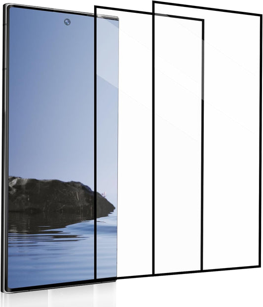 CASEEX Tempered Glass For SAMSUNG S24 ULTRA Edge to Edge Original Tempered Glass Screen Protector With Fingerprint Supported For SAMSUNG S24 ULTRA