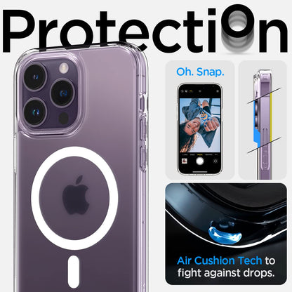 Caseex Translucent Hard TP MagSafe Compatible Back Cover for APPLE iPhone 14 Pro (6.1")