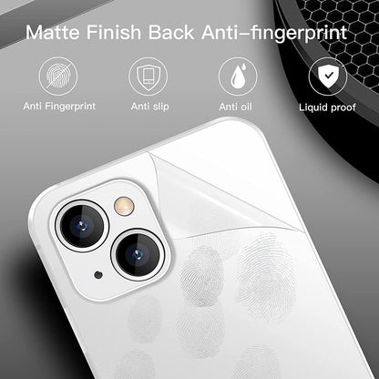Caseex Ultra Thin Translucent Paper Silicone Back Cover Compatible With Apple iPhone 14 Plus (6.7")
