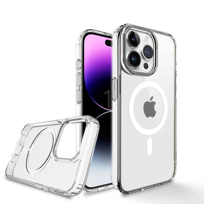 CASEEX Ultra Hybrid Magnetic Clear Case For Apple iPhone [Anti-Yellowing] [Compatible with MagSafe]