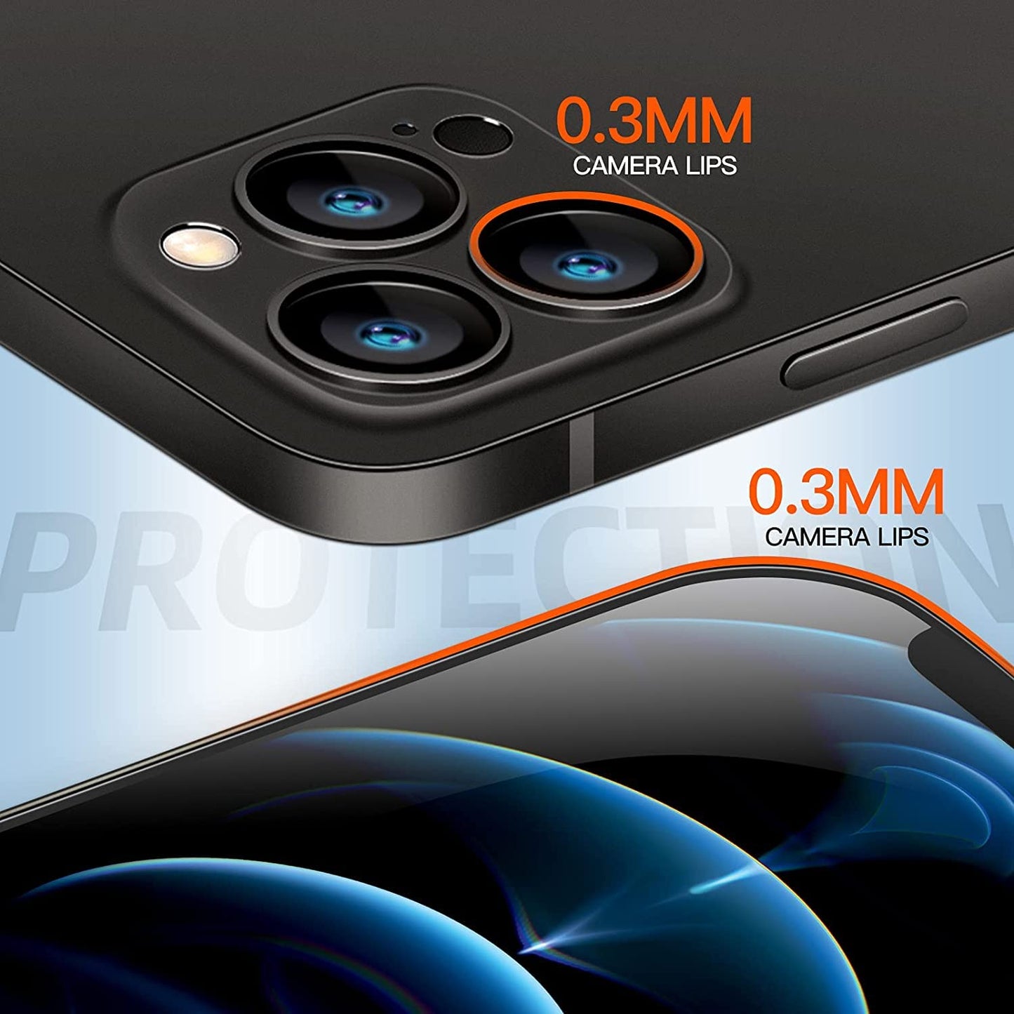 Caseex Ultra Thin Translucent Paper Silicone Back Cover Compatible With Apple iPhone 14 Pro