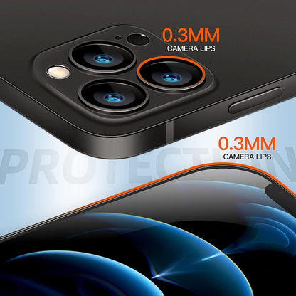 Caseex Ultra Thin Translucent Paper Silicone Back Cover Compatible With Apple iPhone 14 Pro