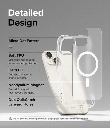 CASEEX Ultra Hybrid Magnetic Clear Case For Apple iPhone [Anti-Yellowing] [Compatible with MagSafe]