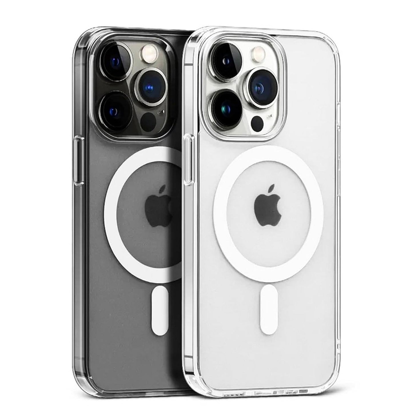 CASEEX Ultra Hybrid Magnetic Clear Case For Apple iPhone [Anti-Yellowing] [Compatible with MagSafe]