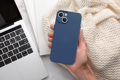 Caseex Ultra Thin Translucent Paper Silicone Back Cover Compatible With Apple iPhone 15 Plus (6.7")