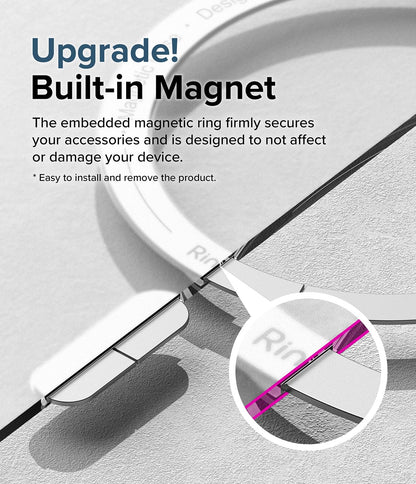 CASEEX Ultra Hybrid Magnetic Clear Case For Apple iPhone [Anti-Yellowing] [Compatible with MagSafe]