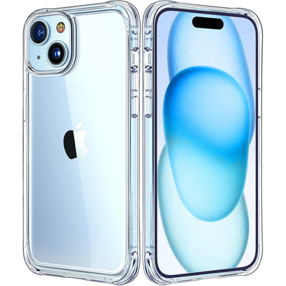 CASEEX for Apple iPhone Case Clear, [Not Yellowing] [Military-Grade Drop Protection] Protective Transparent Cover for Apple iPhone with Shockproof Bumper